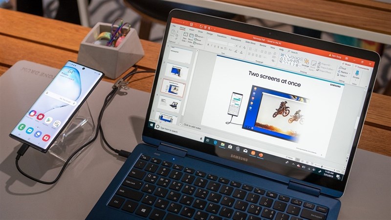 Galaxy Note 10: Samsung DeX sẽ cho phép gọi điện từ máy tính - Hình 1