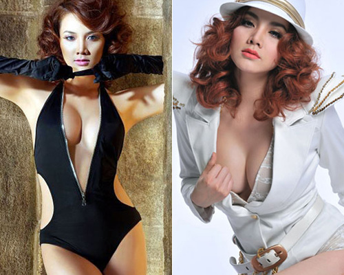 Những chiếc đầm xẻ sâu vô tình bóc mẽ vòng 1 kỳ dị, bên to bên nhỏ của Hương Giang - Hà Hồ - Mâu Thủy - Hình 8