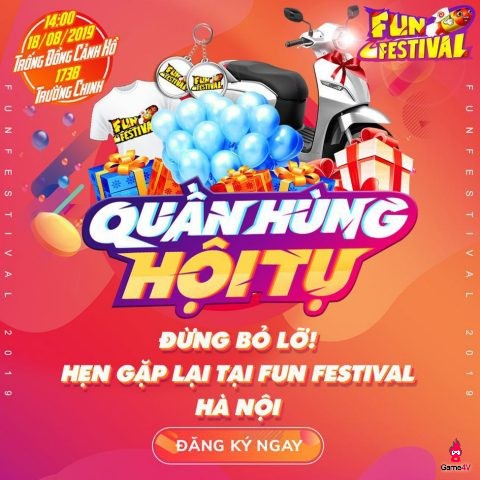 NPH Funtap tổ chức lễ hội Funfestival Hà Nội, nhanh tay đăng ký và nhận những phần quà hấp dẫn - Hình 1