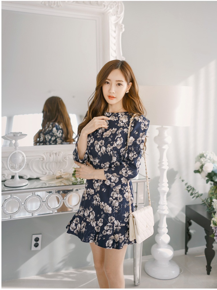 Váy g Sở Nữ LOKOSA Đầm đi dự tiệc cưới thiết kế Ly Eo Cổ Trắng Dáng Suông cao  cấp ôm Body liền Hàn Quốc VD041  MixASale