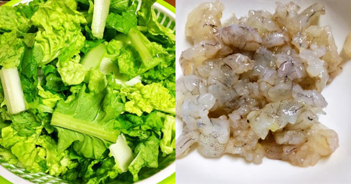 Canh cải dún nấu với tôm - Ẩm thực - Việt Giải Trí