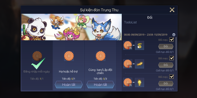 Liên Quân Mobile: Garena tặng cả server Khung viền Xử Nữ, hàng chục mảnh tướng/skin dịp Trung thu - Hình 1