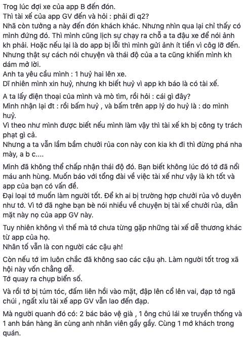 Nữ diễn viên Kim Nhã bị tài xế xe ôm công nghệ đánh, đấm liên hồi vào mặt đến ngất xỉu - Hình 3