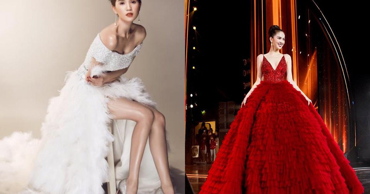 Những bộ váy công chúa khổng lồ nuốt trọn thế giới của Ngọc Trinh - Phong cách sao - Việt Giải Trí