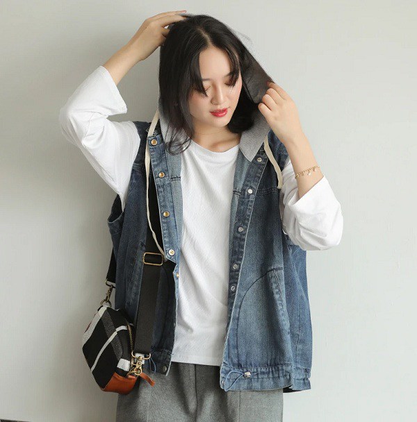 Những kiểu áo giấu eo bánh mì dành cho ngày giao mùa - Hình 9