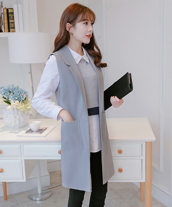 Những kiểu áo giấu eo bánh mì dành cho ngày giao mùa - Hình 3
