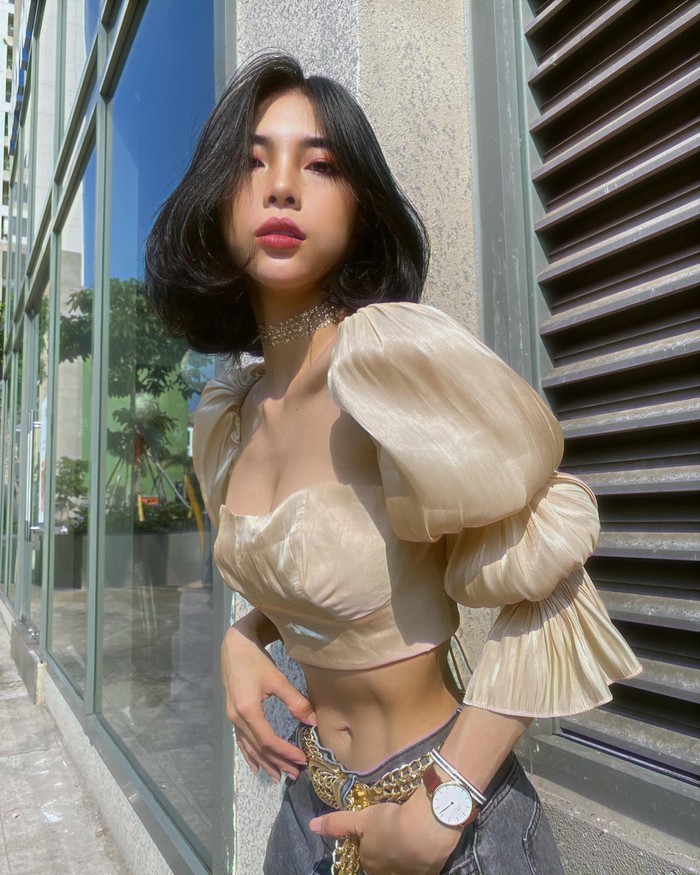Gu thời trang cực sexy của hot girl Sài Gòn sở hữu vòng eo 51cm - Hình 1
