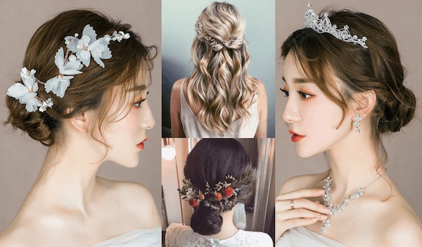 Tóc cô dâu là điểm nhấn quan trọng trong ngày trọng đại. Đừng lo lắng vì chúng tôi có những kiểu tóc đơn giản mà vẫn rất đẹp để bạn thể hiện phong cách riêng của mình trong ngày cưới.