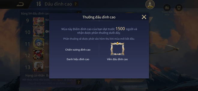 Liên Quân Mobile: Chi tiết về chế độ Đấu Đỉnh Cao vừa được cập nhật, sẽ là dấu chấm hết cho nạn buff bẩn? - Hình 4