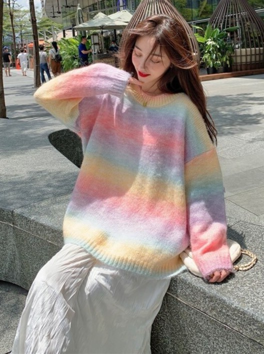 BlackPink chuộng mặc áo len đổi màu - Hình 8