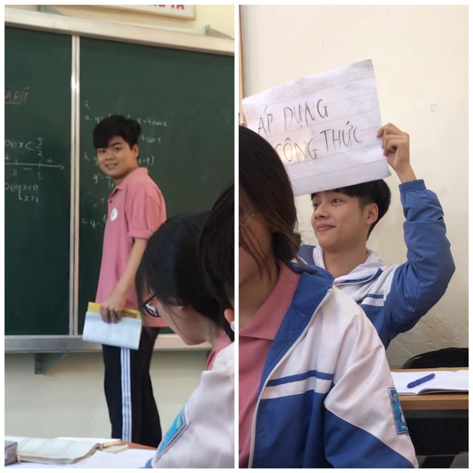 Dở khóc dở cười với màn nhắc bài kiểm tra miệng có cũng như không của đám bạn ngồi dưới - Hình 1