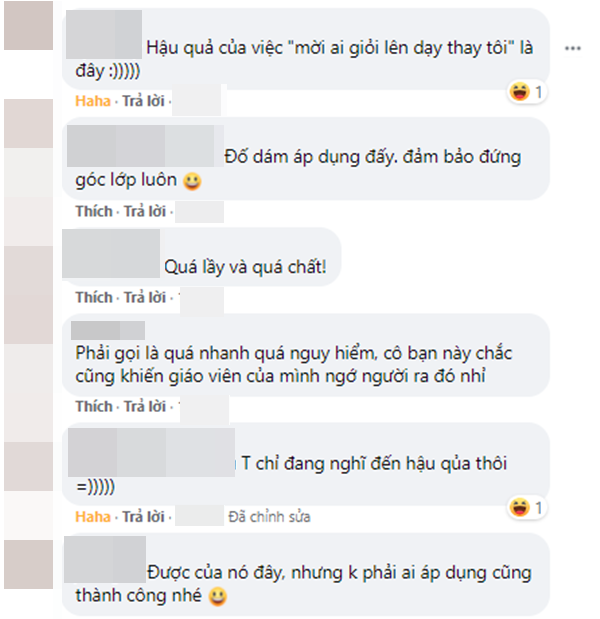 Khi cô giáo quạu ai giỏi lên mà dạy và pha xử lý từ nữ sinh - Hình 4