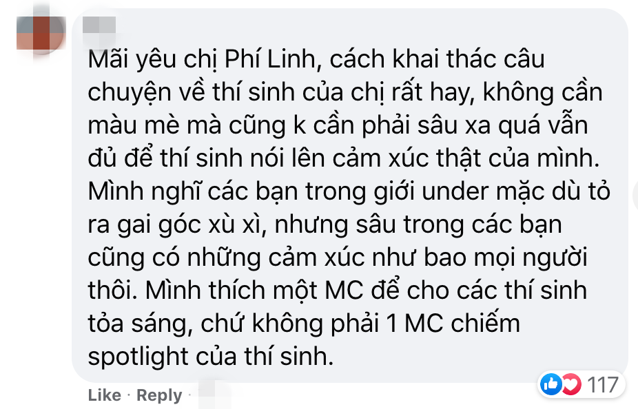 MC Phí Linh King Of Rap nói gì về nhận xét không có cửa so với Trấn Thành Rap Việt - Hình 7