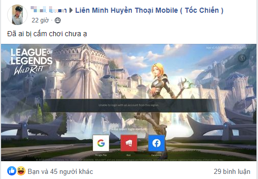 Nếu thuộc những đối tượng này thì sớm muộn game thủ Việt cũng bị chặn trong Liên Minh: Tốc Chiến - Hình 4