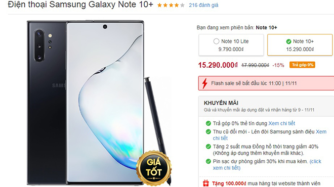 Top smartphone đang giảm sốc Lễ độc thân 11/11 - Hình 2