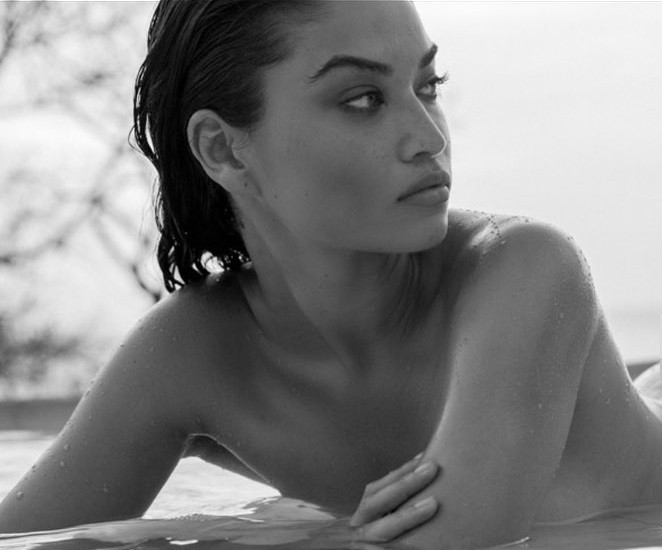 Ánh nude đen trắng đậm chất nghệ thuật của người mẫu Shanina Shaik - Hình 1