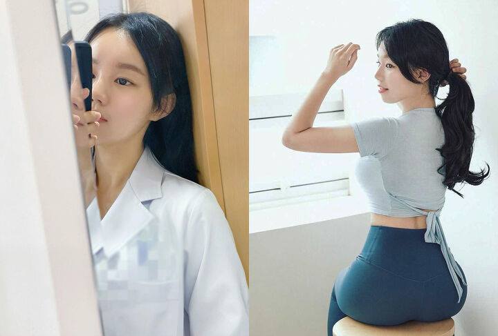 Phát hiện cô y tá Hàn Quốc dáng chuẩn như người mẫu nhờ kết thân với môn uốn dẻo - Hình 1