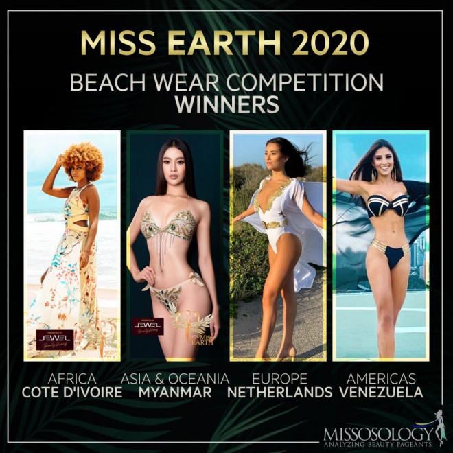 Nhan sắc 4 mỹ nhân gây sốt vì mặc bikini quyến rũ đốt mắt tại Hoa hậu Trái Đất 2020 - Hình 1