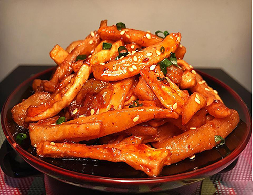 Củ cải muối giòn hấp dẫn tín đồ ăn cay - Ẩm thực - Việt Giải Trí