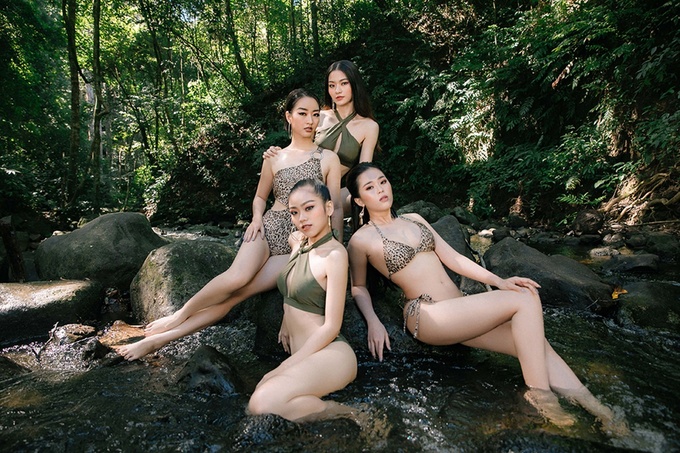 Thí sinh Hoa khôi Du lịch đốt mắt với bikini - Hình 7