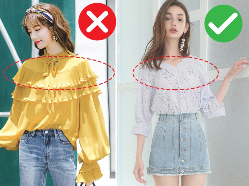 Người vai rộng nên mặc váy gì Style cho người vai rộng thêm xinh