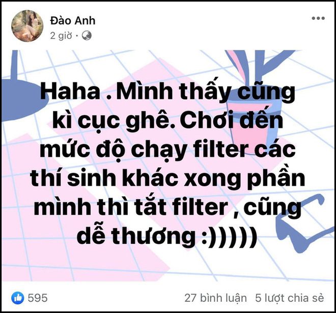 Ảnh trên mạng của Đào Anh - thí sinh tố Đại Sứ Hoàn Mỹ cắt ghép để dìm nhan sắc, mướt mát cỡ nào? - Hình 2