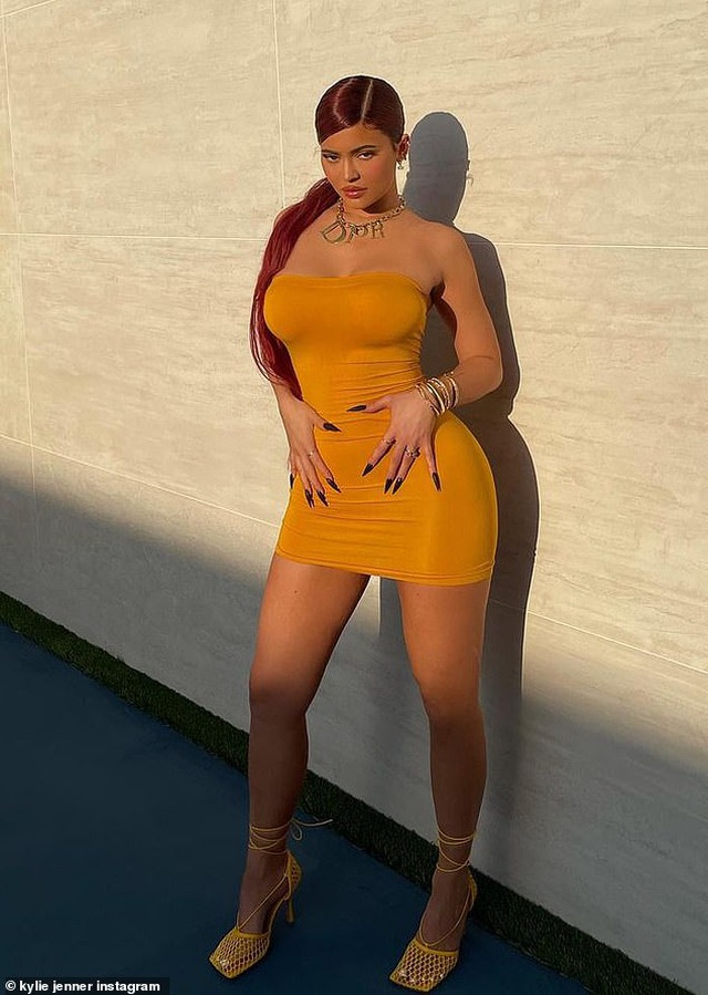 Choáng với váy bó sát của Kylie Jenner - Hình 3