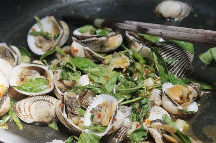 Món ngon cuối tuần: Cách làm sò lông xào rau răm ăn là nghiện - Hình 3