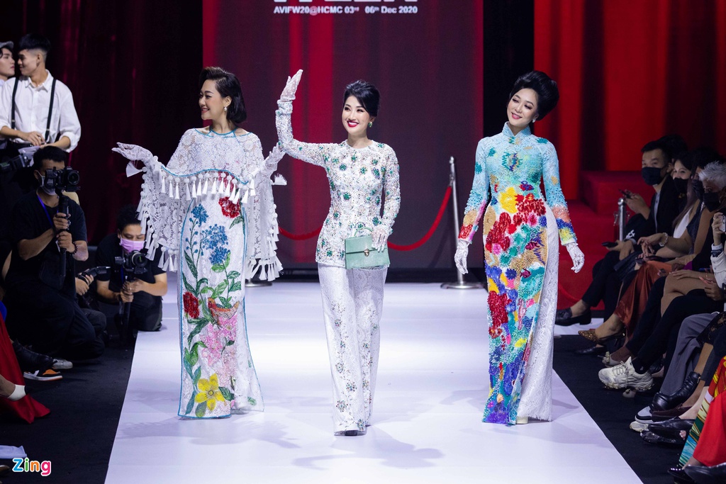 Nhà thiết kế Bảo Bảo lăng xê áo dài, đồ bà ba cho sui gia - Hình 6