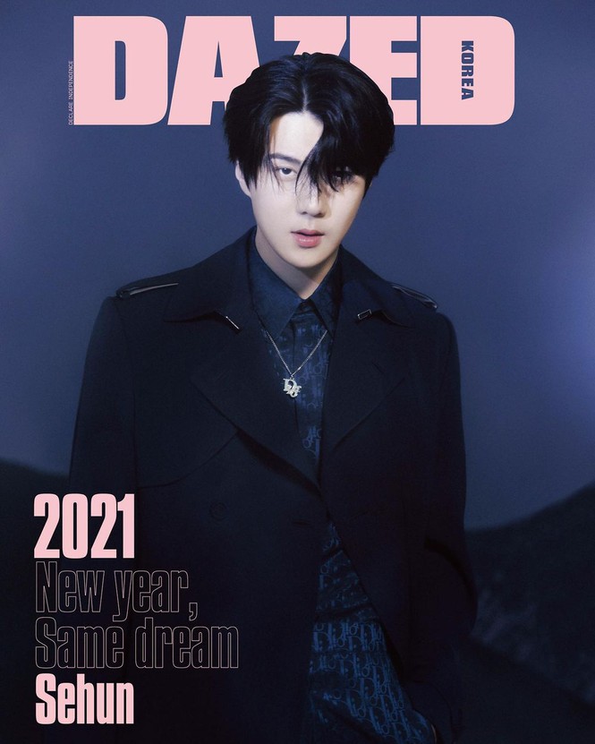 Sehun của EXO đã xuất hiện trên tạp chí DAZED Hàn Quốc, và hình ảnh của anh trên bìa tạp chí đầy uyển chuyển và nghệ thuật. Các fan của anh có thể xem ảnh đẹp của Sehun trên trang hình ảnh.