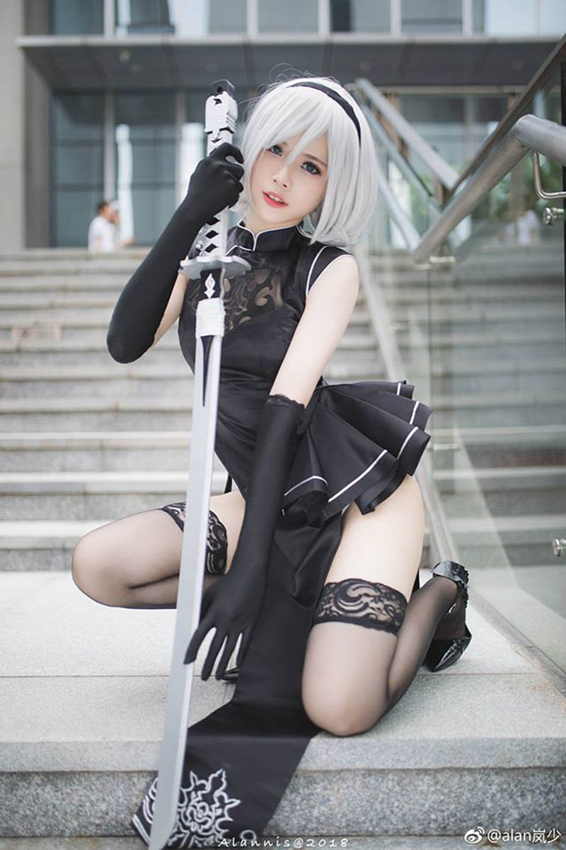 Chiêm ngưỡng loạt ảnh copslay cô nàng 2B trong Nier: Automata cực gợi cảm - Hình 4