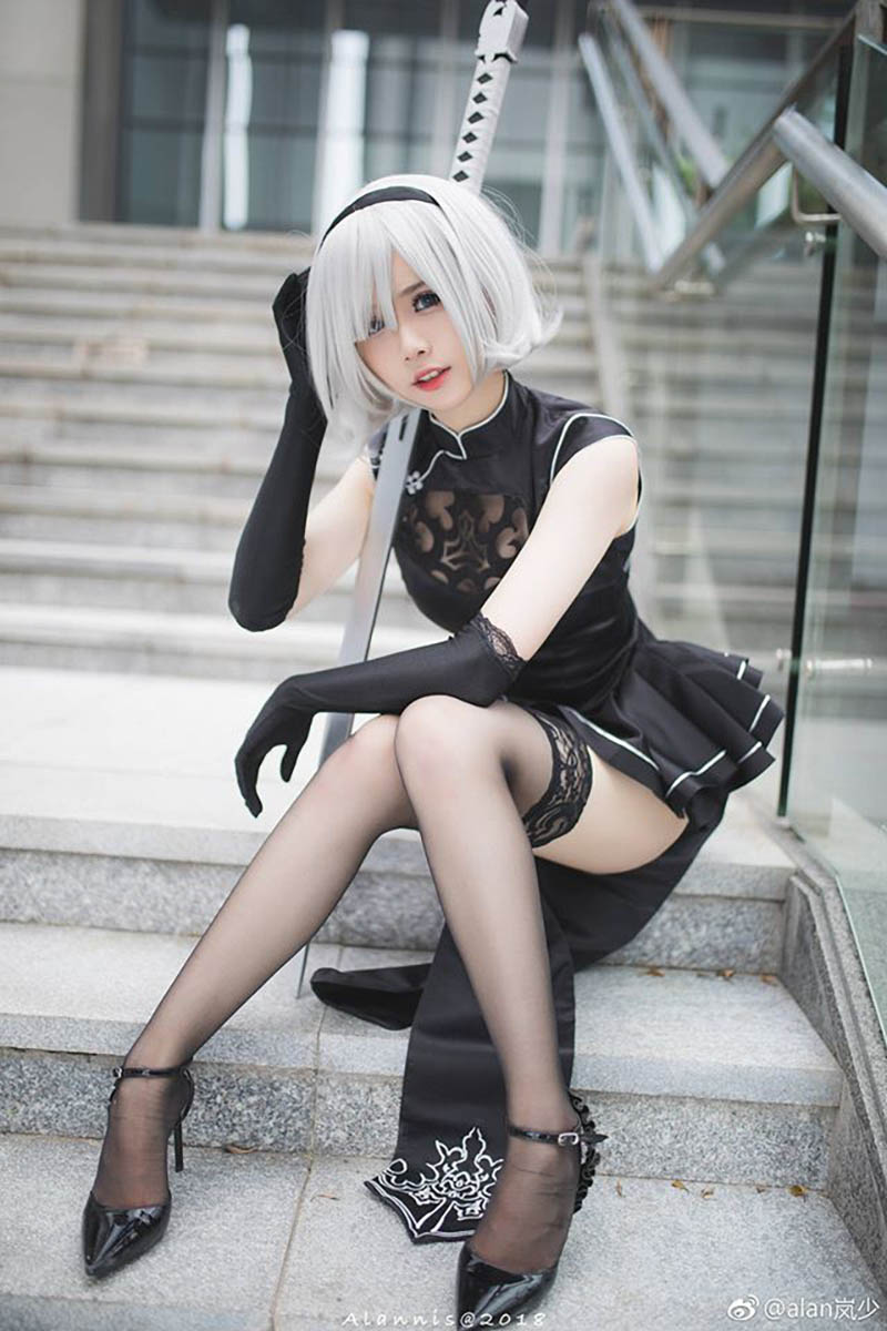 Chiêm ngưỡng loạt ảnh copslay cô nàng 2B trong Nier: Automata cực gợi cảm - Hình 5
