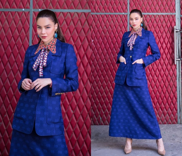 Hà Hồ diện đồ kín bưng, Minh Tú hở bạo với nịt ngực - Hình 1