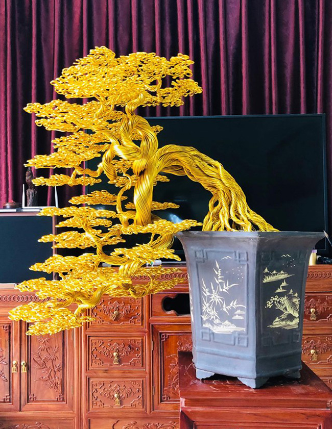 Siêu cây bonsai từ dây đồng, nhôm, đẹp như cây thật, giá bạc triệu - Hình 12