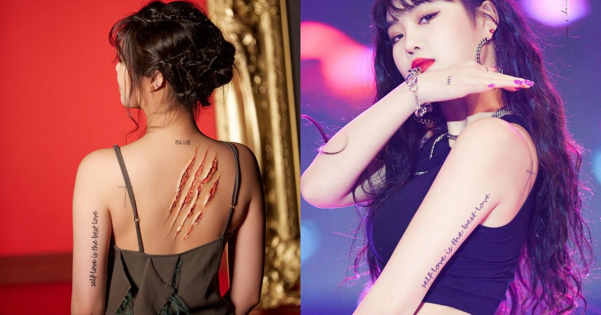 Who are some female Kpop idols with tattoos  Quora
