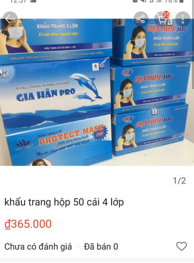 350.000 đồng/hộp khẩu trang y tế vẫn cháy hàng trên các chợ online: Dân mạng choáng váng! - Hình 5