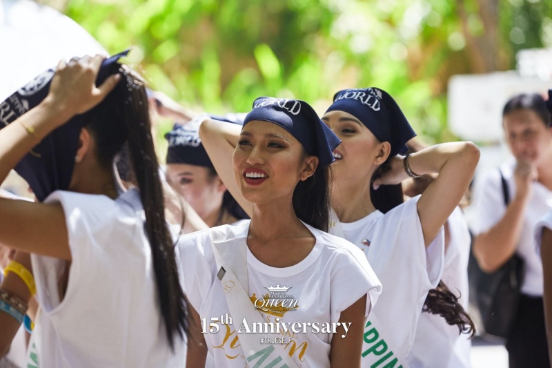 Hoài Sa mang áo dài lên kênh truyền hình lớn của Thái Lan trong khuôn khổ Miss International Queen - Hình 3