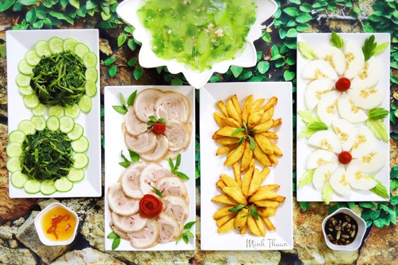 Nữ giảng viên biến mâm cơm thành tranh tứ quý, hàng nghìn chị em ngưỡng mộ - Hình 15