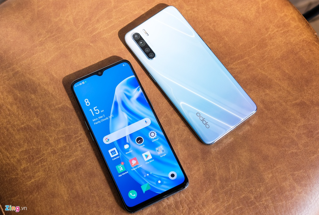 Oppo A91 - bộ 4 camera, cảm biến vân tay 0,32 giây, giá 6,69 triệu - Hình 3