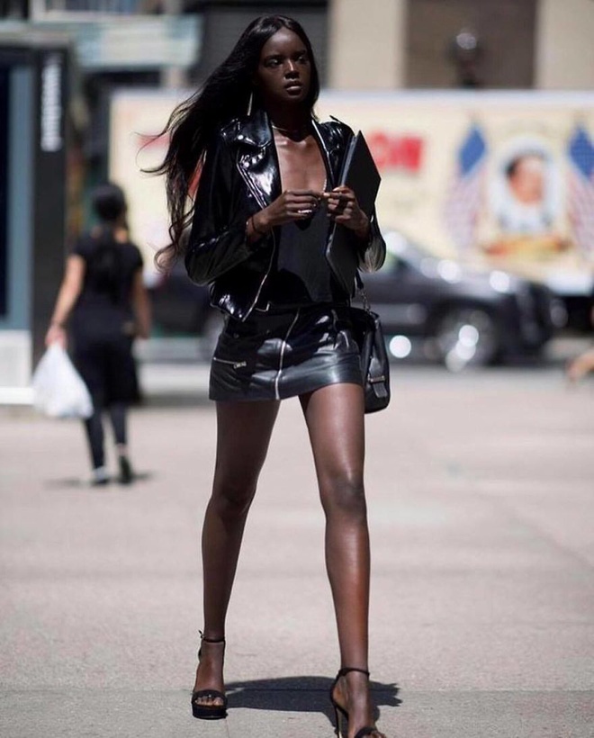 Adut Akech và 8 người mẫu da đen nổi tiếng với vẻ đẹp lạ - Hình 8