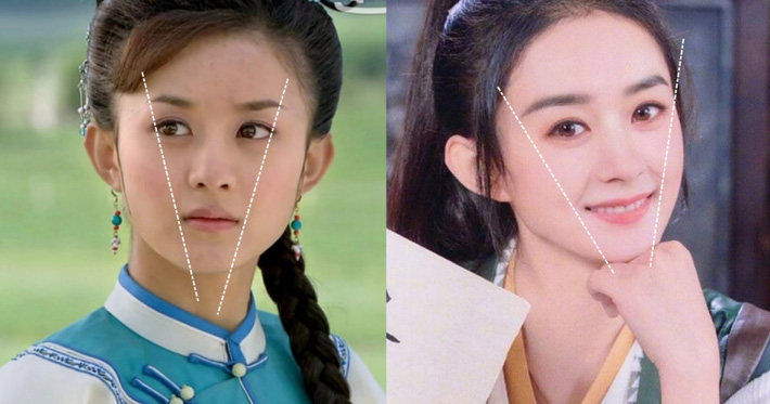 Học cách make up của Triệu Lệ Dĩnh, mặt tròn xoe bỗng thành V-line, nhan sắc 'nâng tầm' đáng kể - Hình 1