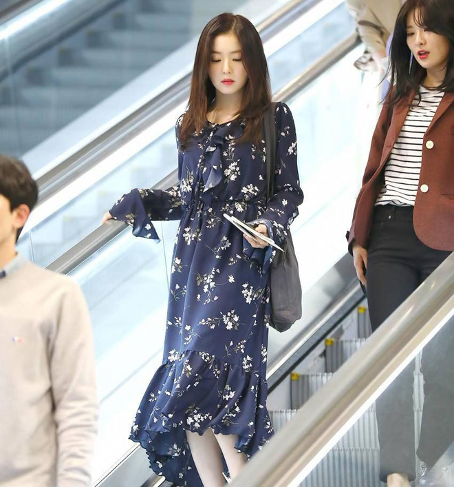 Idol Hàn cool ngầu mấy cũng mê mệt váy hoa: Người diện kiểu bánh bèo vẫn khí chất, người lại thắm khỏi bàn - Hình 11