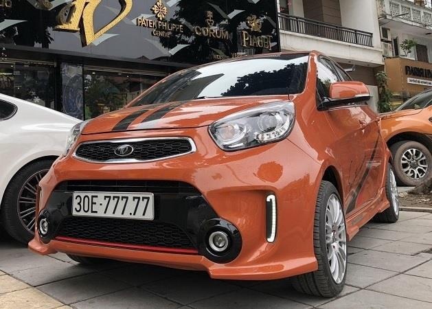 Loạt xe Kia Morning giá 300 triệu, gắn biển ngũ quý đội giá bạc tỷ - Hình 3