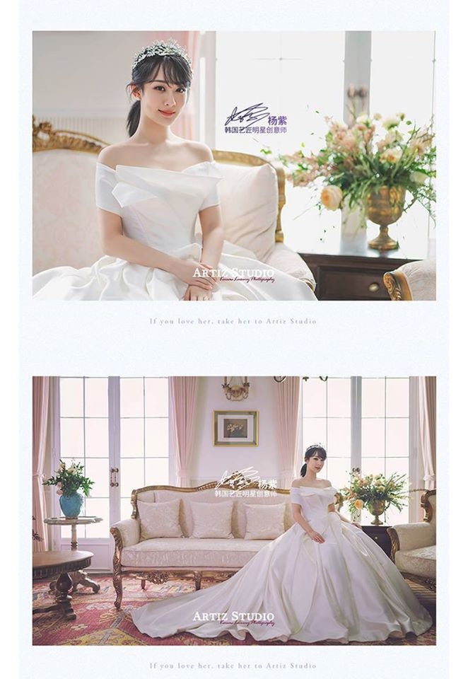 Dương Tử chụp ảnh quảng cáo váy cưới bị phát hiện dùng 'thế thân' cho phần  tay và lưng, cư dân mạng mỉa mai: 'Thật chuyên nghiệp'!