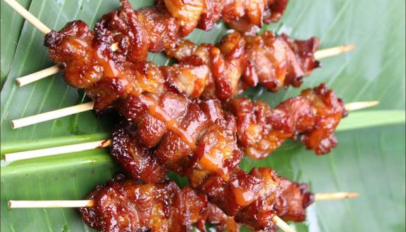 Cách làm món thịt xiên nướng nước cốt dừa đậm đà, mềm tan trong miệng - Hình 1