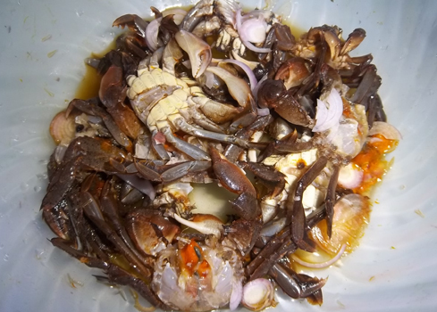Canh rạm đồng nấu khổ qua - Hình 3