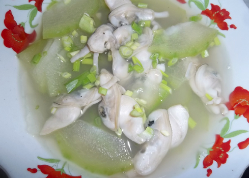 Ngọt vị canh bí đao nấu sò phi - Hình 3