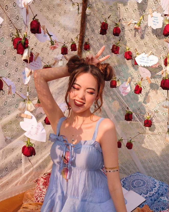Nhan sắc trẻ trung của blogger đa tài, lai 3 dòng má.u - Hình 8