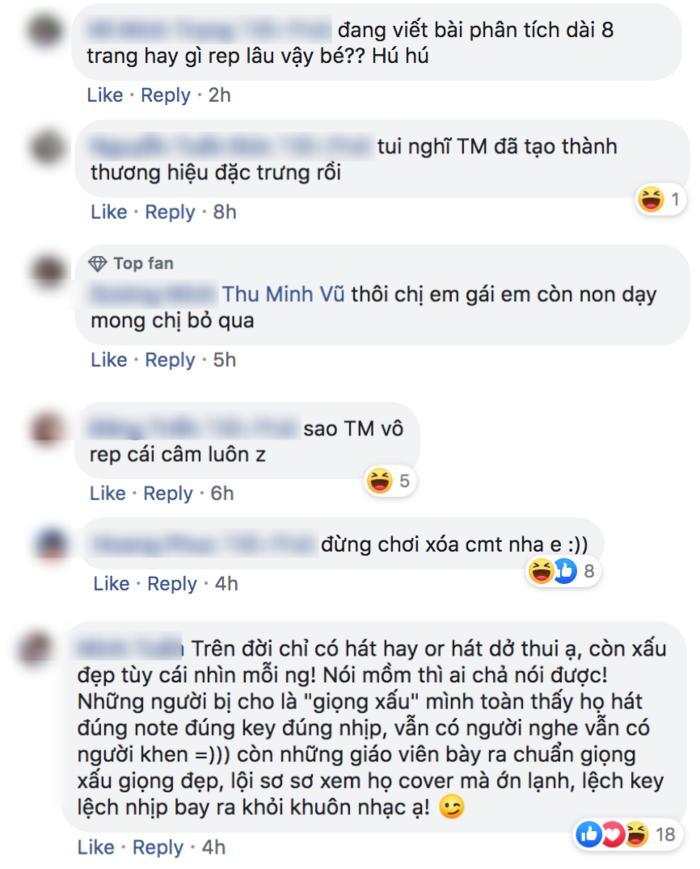 Bị chê giọng xấu, Thu Minh vào tận fanpage về Diva hỏi tội: Thế nào là giọng xấu, thế nào là giọng đẹp vậy em? - Hình 2