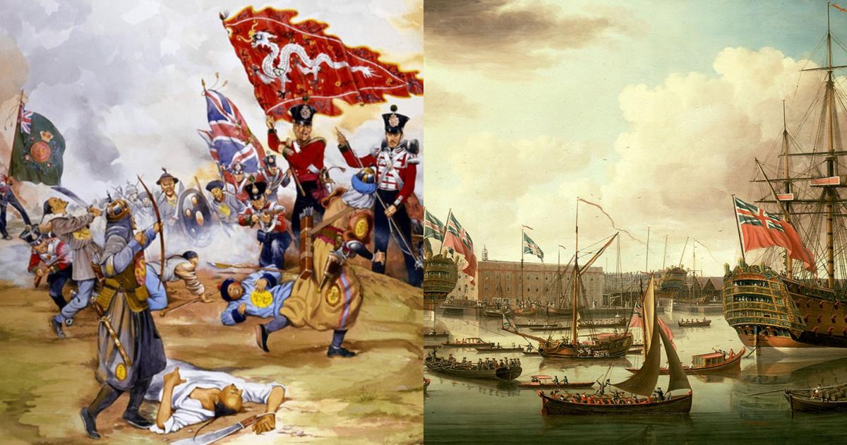 Chiến tranh thuốc phiện Hải chiến với người Anh và mối